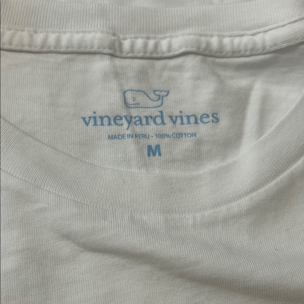 Vineyard Vines Soft White Cotton Tee
